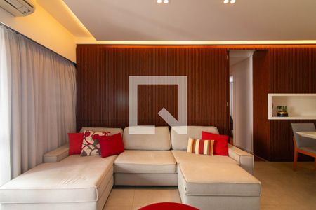 Sala de apartamento à venda com 2 quartos, 90m² em Indianópolis, São Paulo