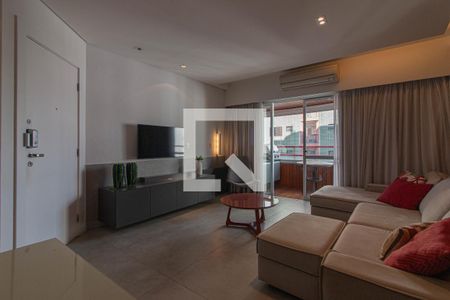 Sala de apartamento à venda com 2 quartos, 90m² em Indianópolis, São Paulo
