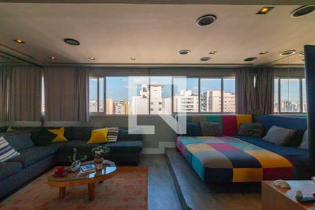 Sala de apartamento à venda com 3 quartos, 144m² em Moema, São Paulo