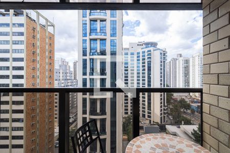 Varanda de apartamento à venda com 1 quarto, 38m² em Moema, São Paulo
