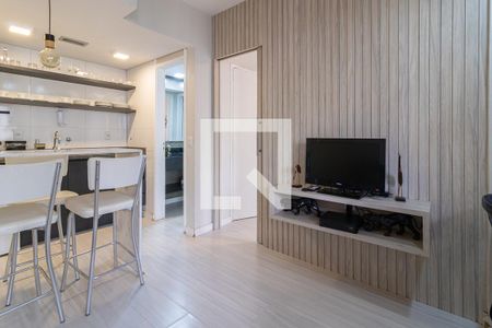 Sala de apartamento à venda com 1 quarto, 38m² em Moema, São Paulo