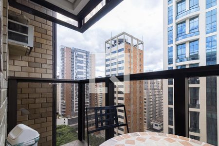 Varanda de apartamento à venda com 1 quarto, 38m² em Moema, São Paulo