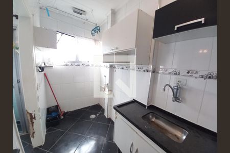 Sala/Cozinha de apartamento para alugar com 1 quarto, 45m² em Centro, São Vicente