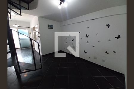 Sala/Cozinha de apartamento para alugar com 1 quarto, 45m² em Centro, São Vicente