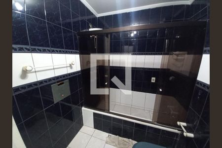Banheiro da Suíte de apartamento para alugar com 1 quarto, 45m² em Centro, São Vicente