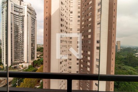 Vista da Varanda de kitnet/studio à venda com 1 quarto, 42m² em Empresarial 18 do Forte, Barueri