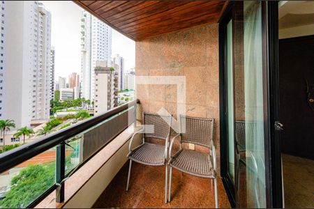 Varanda de apartamento à venda com 4 quartos, 185m² em Belvedere, Belo Horizonte