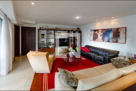 Sala de apartamento à venda com 4 quartos, 185m² em Belvedere, Belo Horizonte