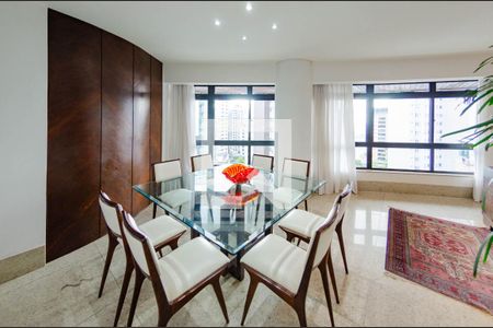 Sala de apartamento à venda com 4 quartos, 185m² em Belvedere, Belo Horizonte