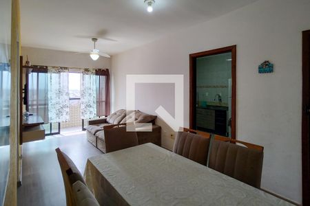 Sala de apartamento para alugar com 2 quartos, 70m² em Maracanã, Praia Grande