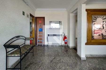 Hall de entrada de apartamento para alugar com 2 quartos, 70m² em Maracanã, Praia Grande