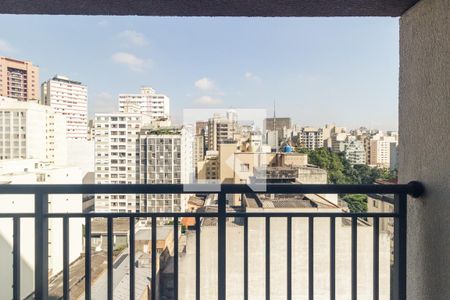 Varanda de kitnet/studio à venda com 1 quarto, 37m² em Vila Buarque, São Paulo