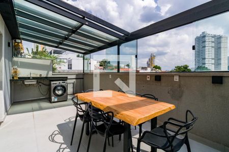 Varanda da Sala de apartamento para alugar com 1 quarto, 45m² em Vila Ernesto, São Paulo