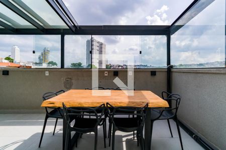 Varanda da Sala de apartamento para alugar com 1 quarto, 45m² em Vila Ernesto, São Paulo