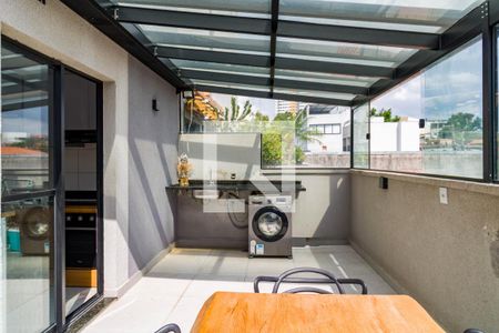 Varanda da Sala de apartamento para alugar com 1 quarto, 45m² em Vila Ernesto, São Paulo