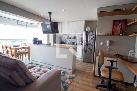 Sala de apartamento à venda com 1 quarto, 43m² em Campo Belo, São Paulo