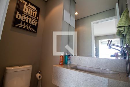 Lavabo de apartamento à venda com 1 quarto, 43m² em Campo Belo, São Paulo