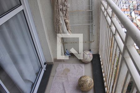 Varanda da Sala de apartamento à venda com 3 quartos, 63m² em Ponte Grande, Guarulhos