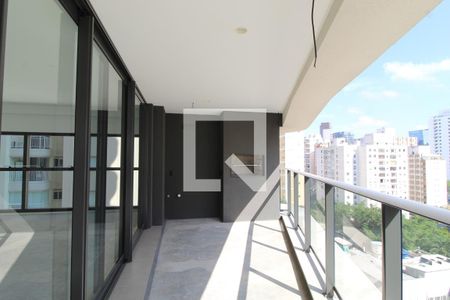 Varanda Sala de apartamento à venda com 3 quartos, 152m² em Vila Olímpia, São Paulo