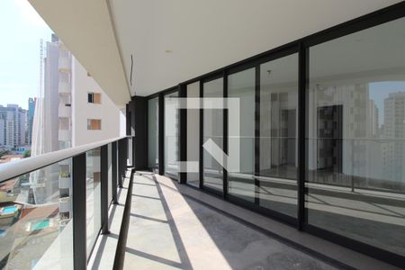 Varanda Sala de apartamento à venda com 3 quartos, 152m² em Vila Olímpia, São Paulo