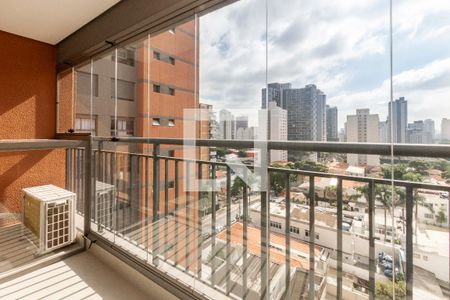 Varanda de kitnet/studio à venda com 1 quarto, 29m² em Santo Amaro, São Paulo