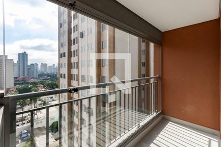 Varanda de kitnet/studio à venda com 1 quarto, 29m² em Santo Amaro, São Paulo