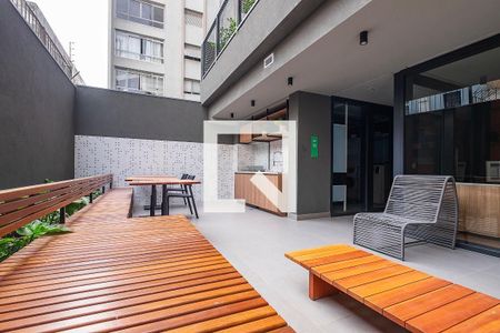 Área comum de kitnet/studio à venda com 1 quarto, 24m² em Pinheiros, São Paulo