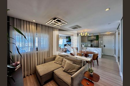 Sala de apartamento à venda com 2 quartos, 79m² em Chácara Santo Antônio (zona Sul), São Paulo