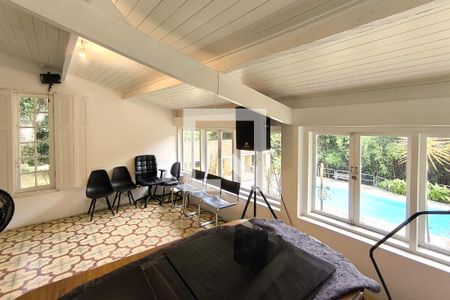 Sala de casa de condomínio para alugar com 3 quartos, 500m² em Chácara Malota, Jundiaí