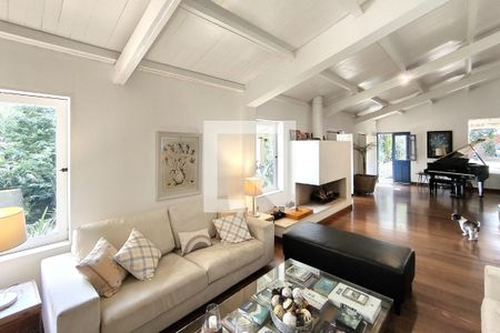 Sala de casa de condomínio para alugar com 3 quartos, 500m² em Chácara Malota, Jundiaí