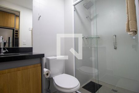 Banheiro de apartamento para alugar com 1 quarto, 24m² em Vila Cordeiro, São Paulo