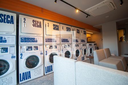 Área comum de apartamento para alugar com 1 quarto, 24m² em Vila Cordeiro, São Paulo