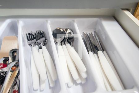 Cozinha de apartamento para alugar com 1 quarto, 24m² em Vila Cordeiro, São Paulo