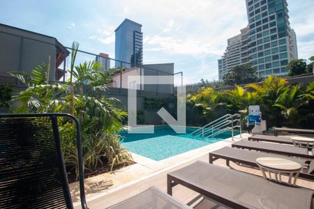 Área comum de apartamento para alugar com 1 quarto, 24m² em Vila Cordeiro, São Paulo