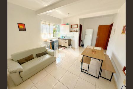 Sala de TV de apartamento para alugar com 1 quarto, 40m² em Ingleses do Rio Vermelho, Florianópolis