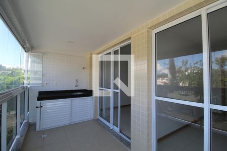 Sala - Varanda de apartamento para alugar com 3 quartos, 100m² em Freguesia (jacarepaguá), Rio de Janeiro