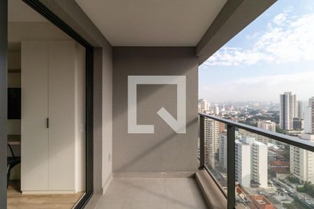 Varanda do Studio de kitnet/studio à venda com 1 quarto, 28m² em Pompeia, São Paulo