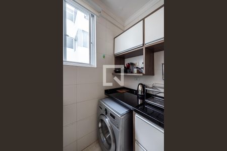 Área de serviço de apartamento para alugar com 1 quarto, 43m² em Boqueirão, Santos