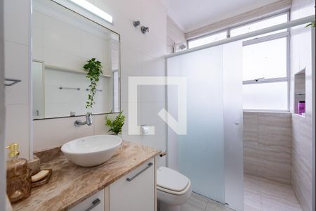 Banheiro de apartamento para alugar com 1 quarto, 43m² em Boqueirão, Santos