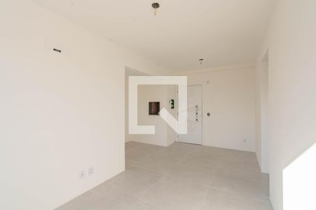 Sala/Cozinha de apartamento à venda com 2 quartos, 57m² em Fátima, Canoas