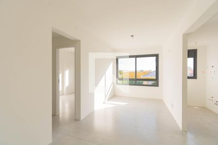 Sala/Cozinha de apartamento à venda com 2 quartos, 57m² em Fátima, Canoas