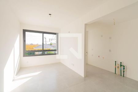 Sala/Cozinha de apartamento à venda com 2 quartos, 57m² em Fátima, Canoas