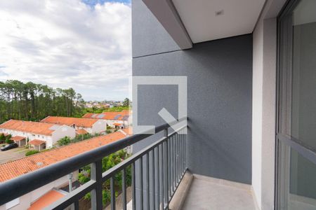 Varanda da Sala  de apartamento à venda com 2 quartos, 58m² em Fátima, Canoas