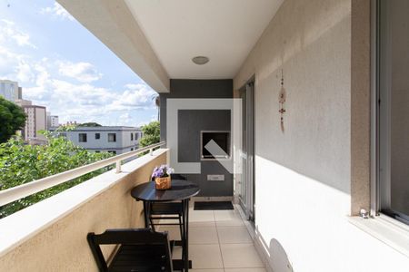 Varanda da Sala - Gourmet de apartamento à venda com 3 quartos, 100m² em Pampulha, Belo Horizonte