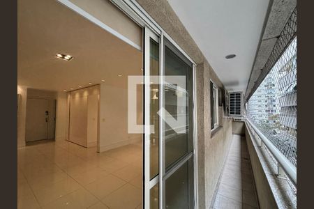 Varanda da sala e da suíte de apartamento à venda com 3 quartos, 101m² em Jardim Botânico, Rio de Janeiro