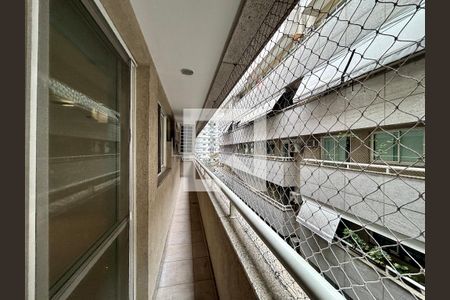Varanda da sala e da suíte de apartamento à venda com 3 quartos, 101m² em Jardim Botânico, Rio de Janeiro