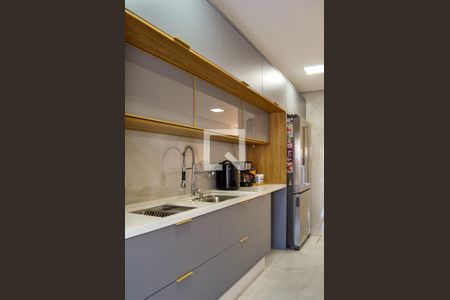 Cozinha de casa à venda com 2 quartos, 108m² em Vila Nova, Porto Alegre