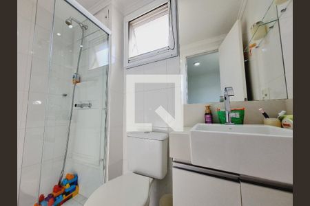 Banheiro do Quarto 1 de apartamento à venda com 3 quartos, 96m² em Jardim Arpoador, São Paulo