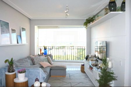 Sala de estar de apartamento à venda com 3 quartos, 98m² em Jardim Taquaral, São Paulo