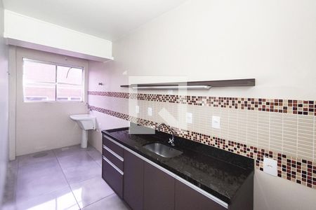 Cozinha e Área de Serviço de apartamento à venda com 1 quarto, 60m² em Duque de Caxias, São Leopoldo